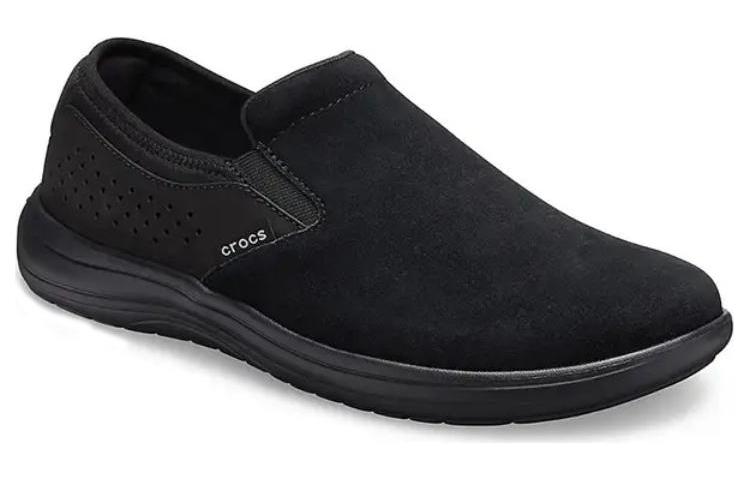 Crocs Reviva Suede Slip-on 'Black' 205808-060