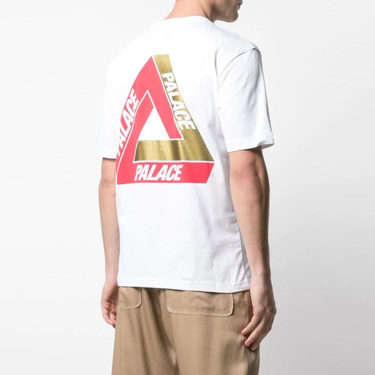 Men's PALACE Chi-ferg Tee Shanghai limited Chi-Ferg Pattern Printing Short Sleeve White P17TS162