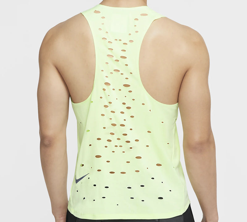 Nike TECH PACK Running Vest Yellow Green Yellowgreen CJ5771-701