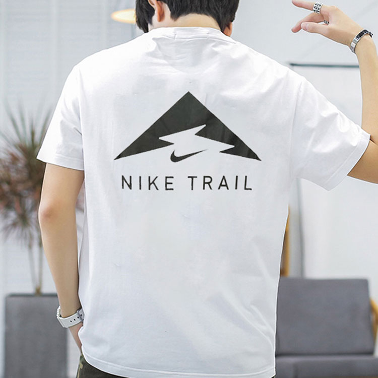 Nike Trail Printing Athleisure Casual Sports Short Sleeve White CT5811-100