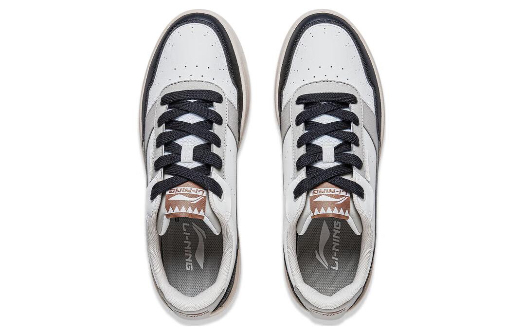 Li-Ning Qingyi Skate Shoes 'White Black Grey' AGCT401-5