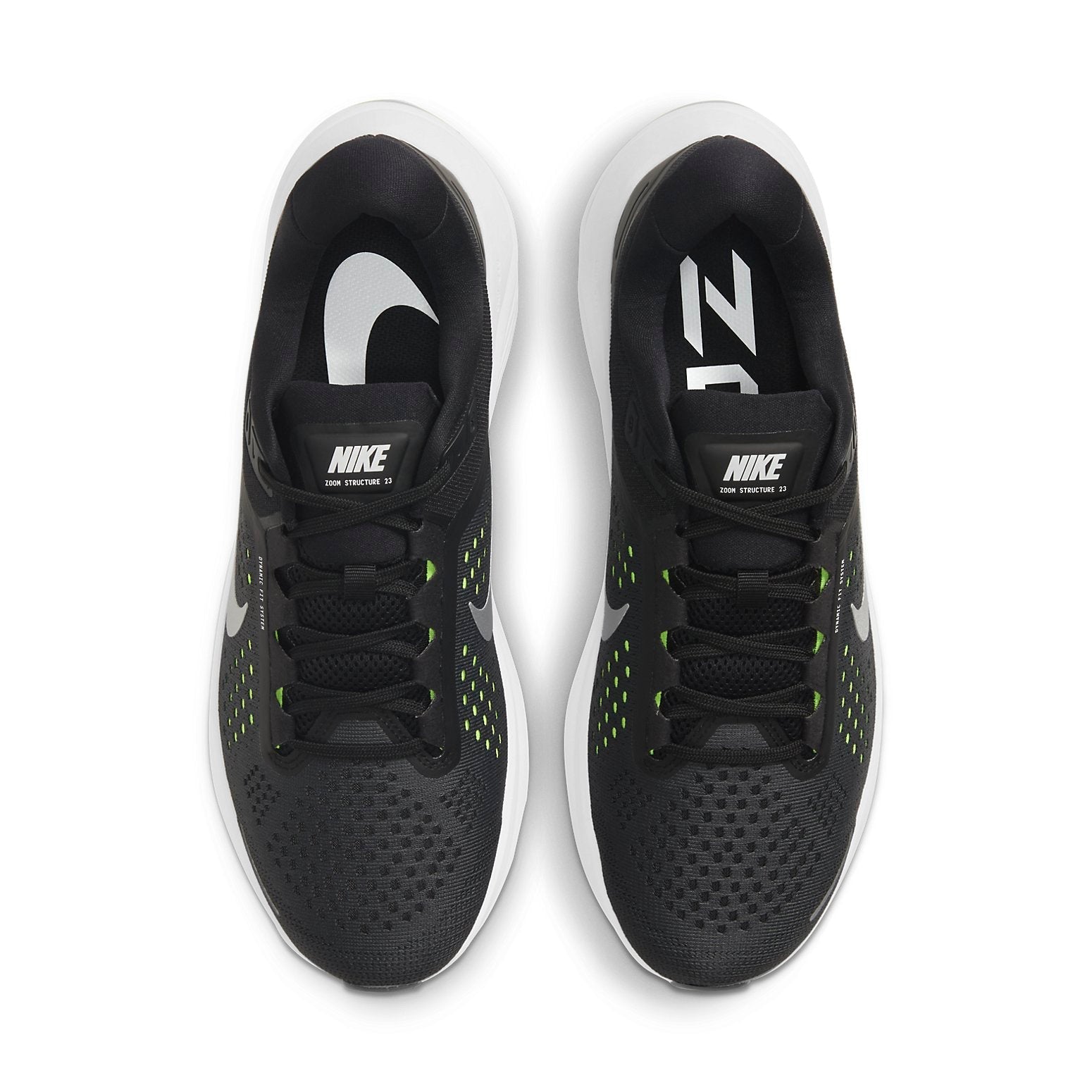 Nike Air Zoom Structure 23 'Black White Green' CZ6720-010