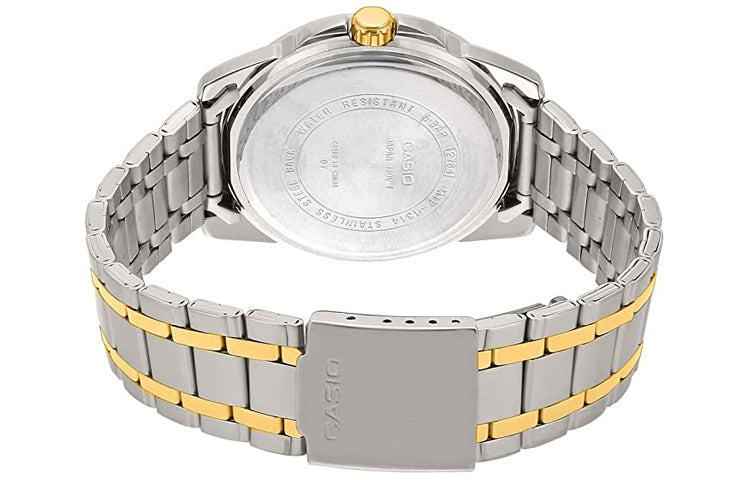 CASIO Analog 'Silver Gold' LTP-1314SG-1AV