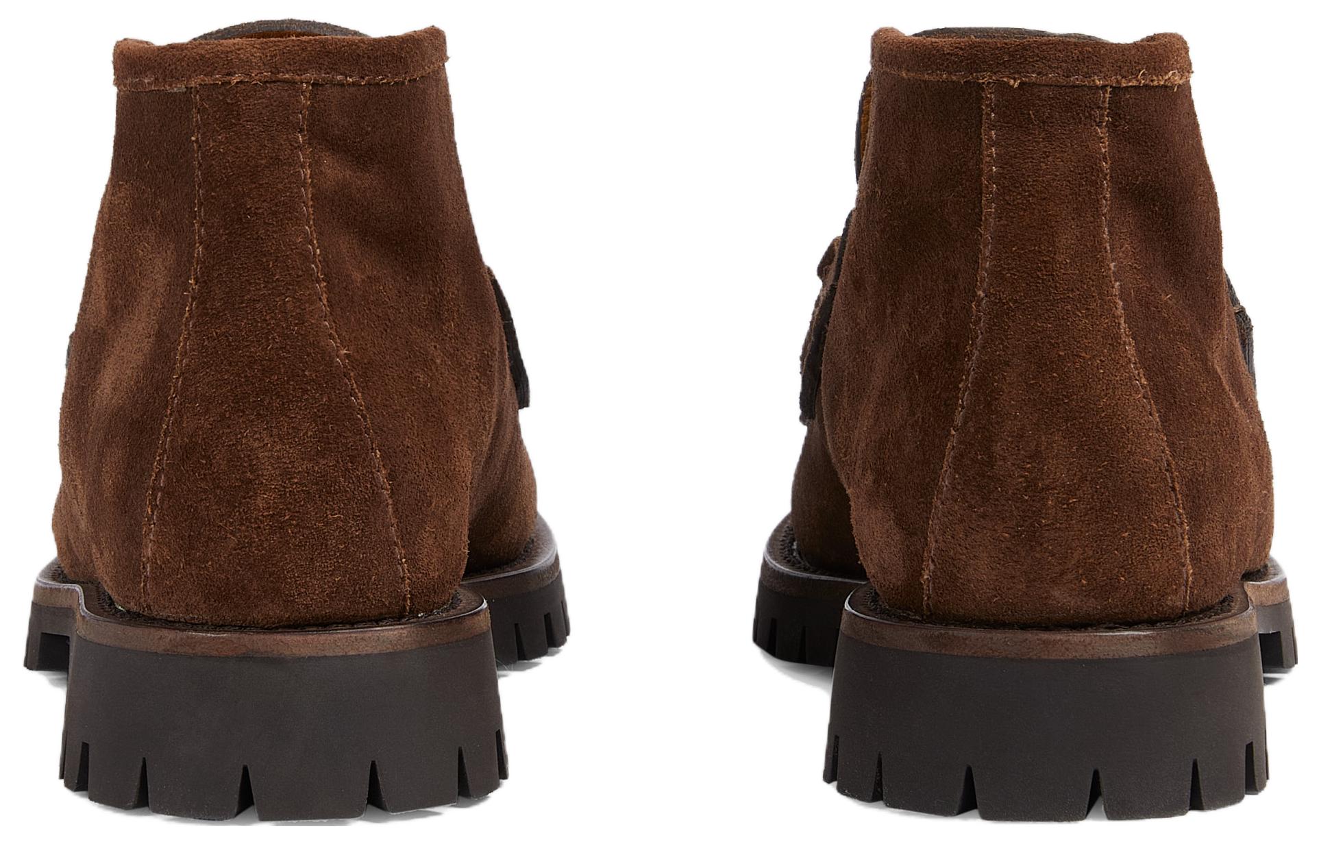 (WMNS) Gucci Horsebit Ankle Boot 'Brown Suede' 764206-0PV00-2206