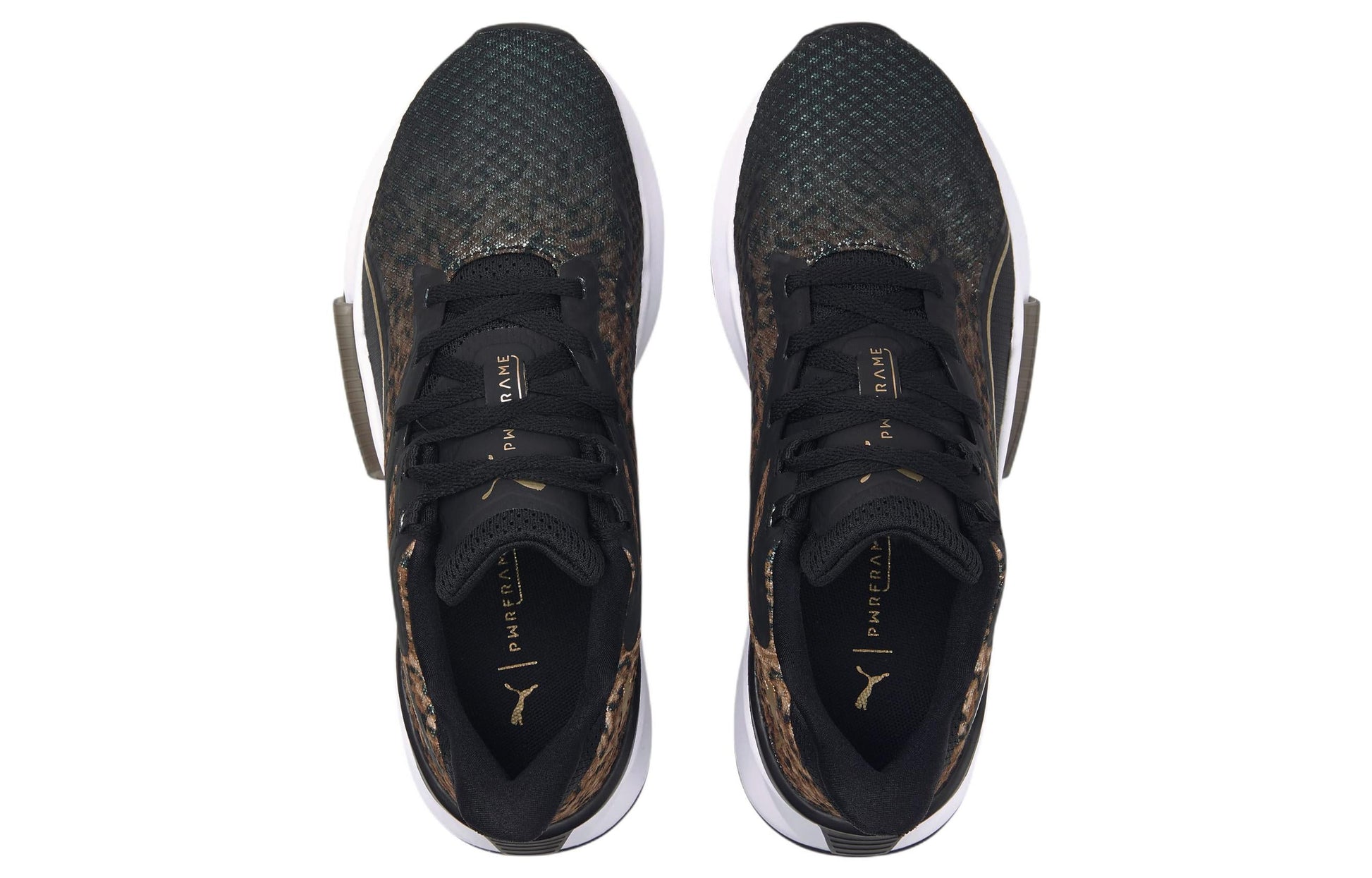 (WMNS) PUMA Powerframe Safarigram 'Black Brown' 376978-01