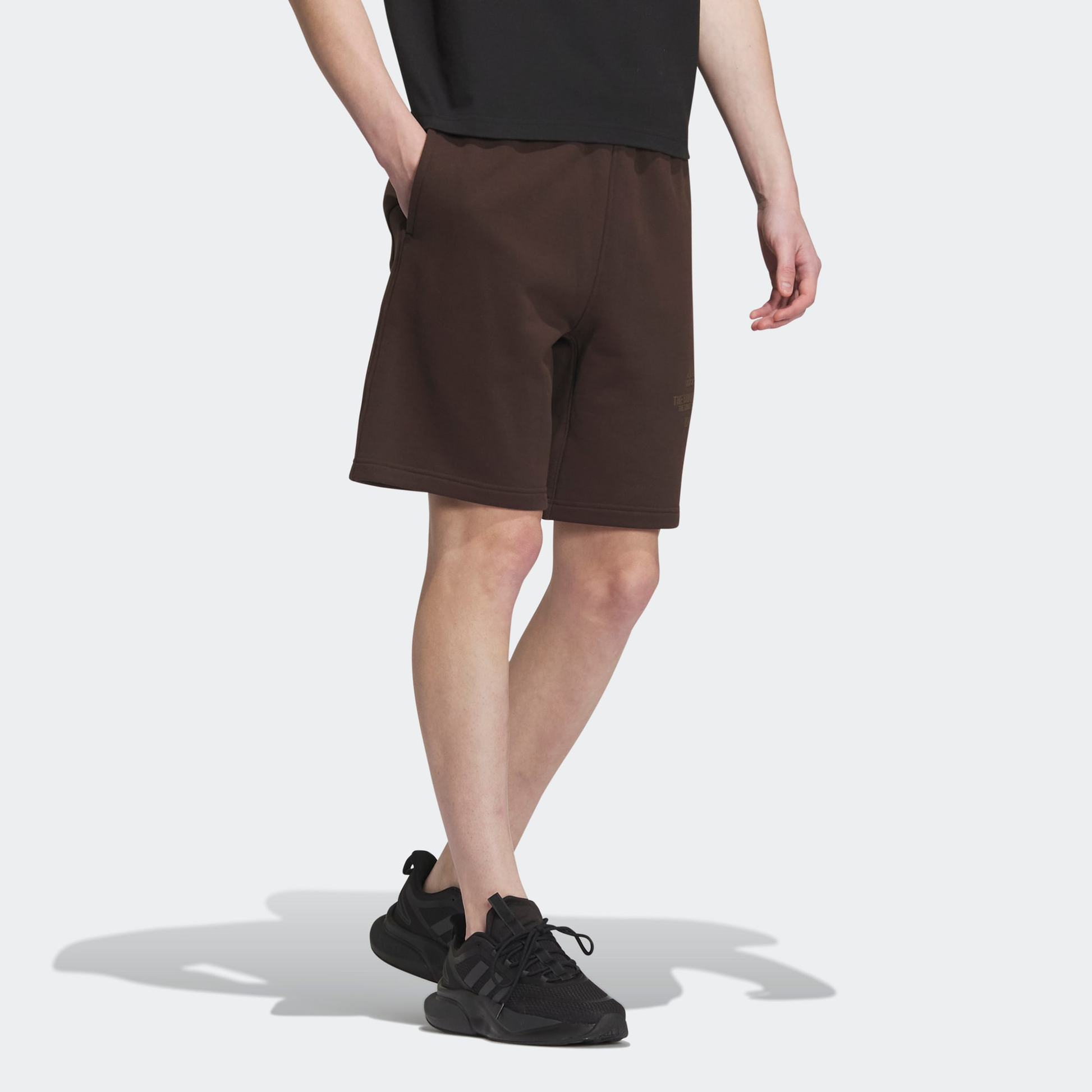 adidas Verbiage Shorts 'Dark Brown' IP3932