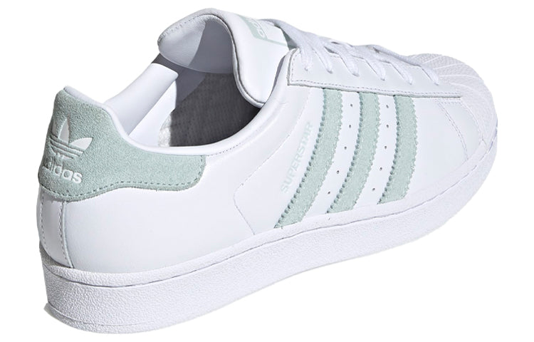 (WMNS) adidas Superstar 'White Vapour Green' EE7401