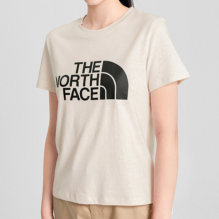 THE NORTH FACE Outdoor Casual Short Sleeve Creamy White 4NF7-0ZX