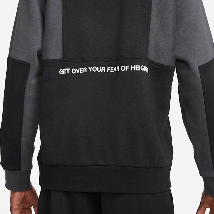 Nike Air Pullover Fleece Hoodie 'Black Anthracite' DD6383-010