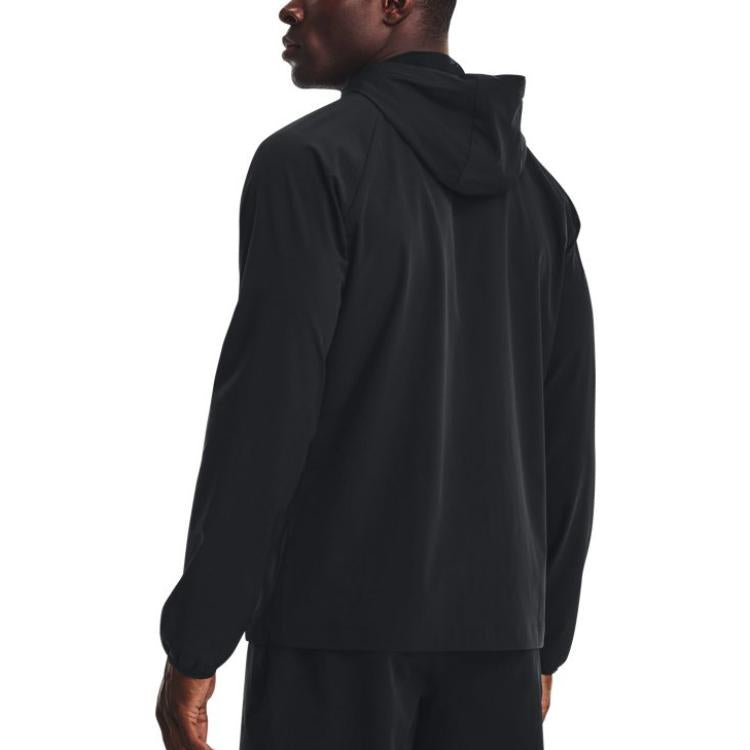 Under Armour Stretch Woven Windbreaker Jacket 'Black' 1377171-001