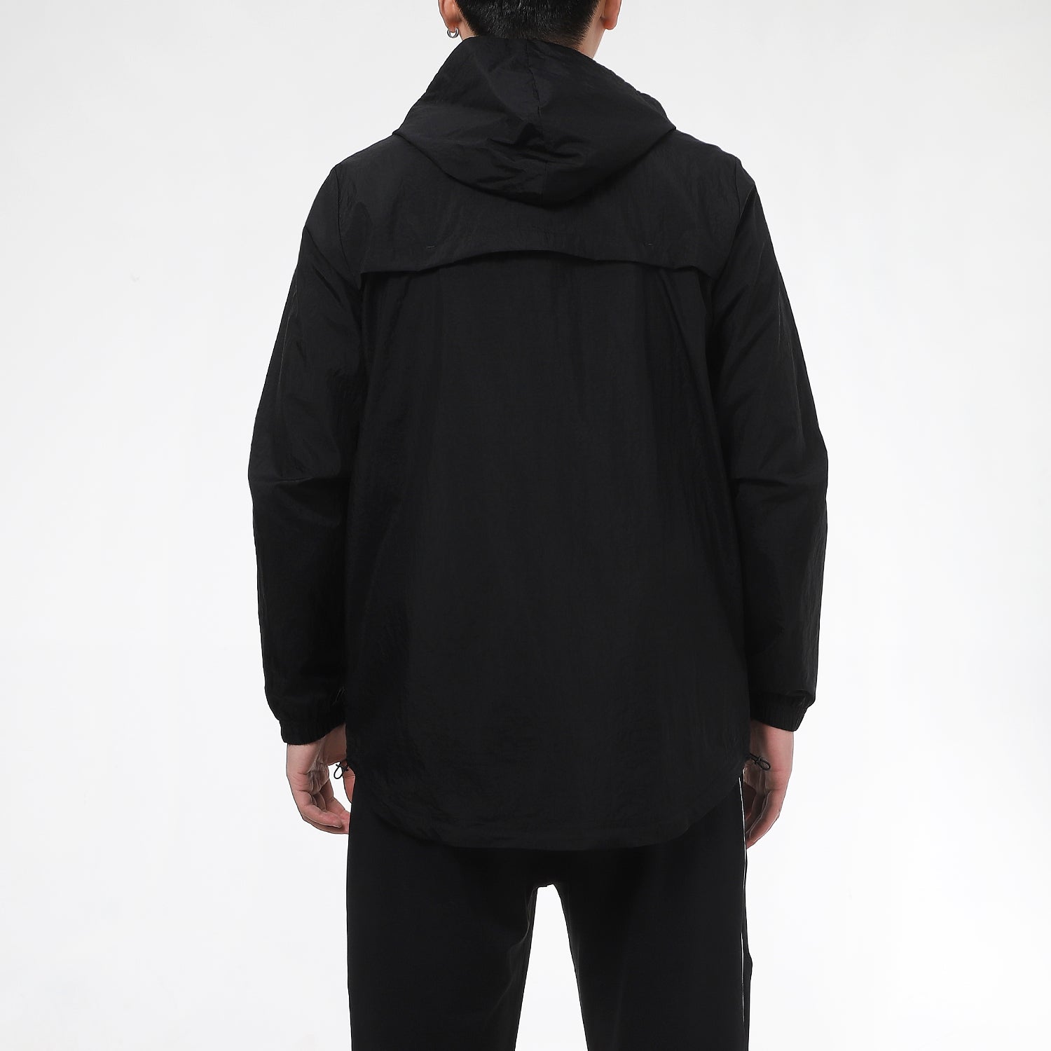adidas Sports Running Training Woven Hooded Jacket Men Black GK9370