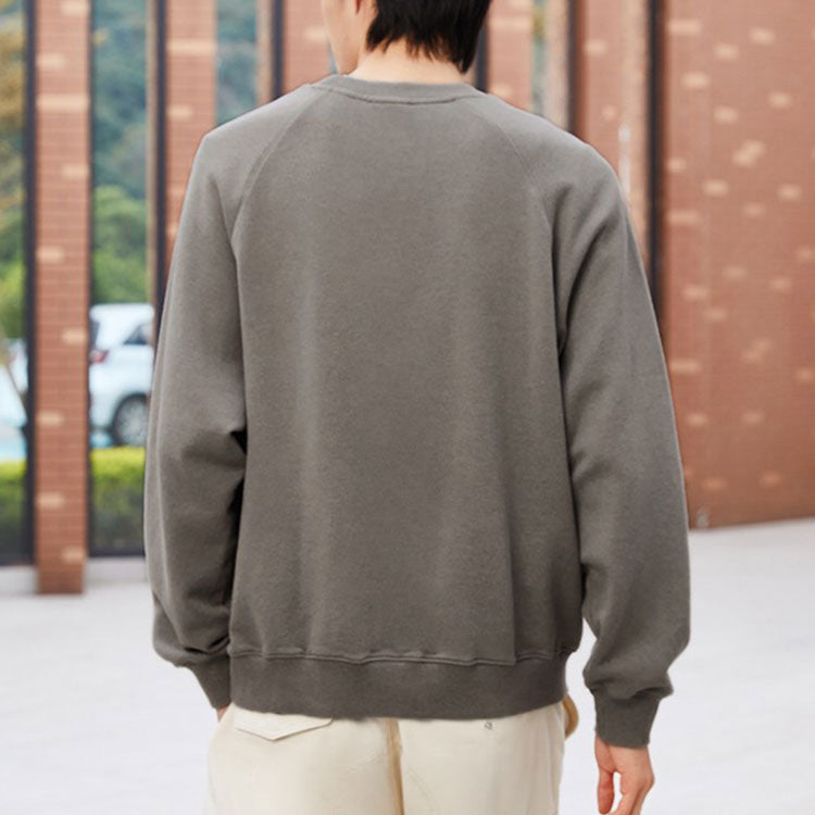 (WMNS) Li-Ning Vital Series Casual Sports Round Neck Pullover 'Grey' AWDS236-2
