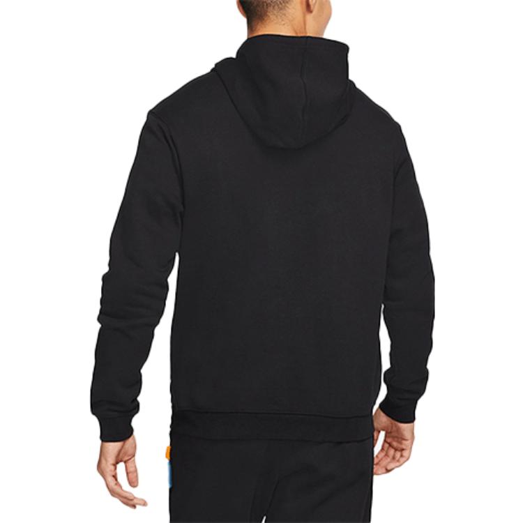 Men's Nike Basketball Sports Training Casual Fleece Lined Hooded Black DA6712-010