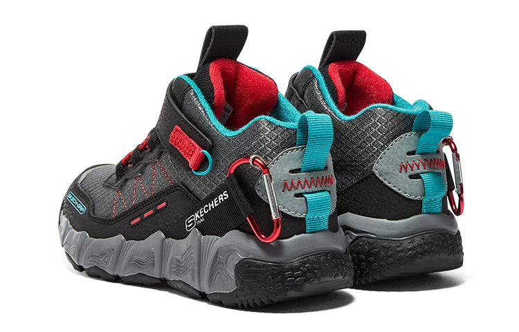 (GS) Skechers Velocitrek Trainers 'Grey Black Red' 406424LC-BKRD
