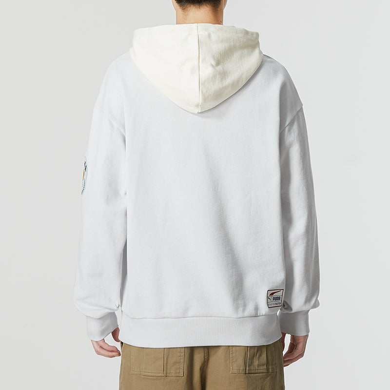 PUMA Team Badge Team Badge Hoodie 'Grey' 677377-72