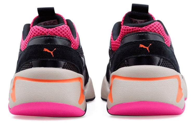(WMNS) PUMA Nova Urban 90 Running Shoes Black/Pink 369592-01