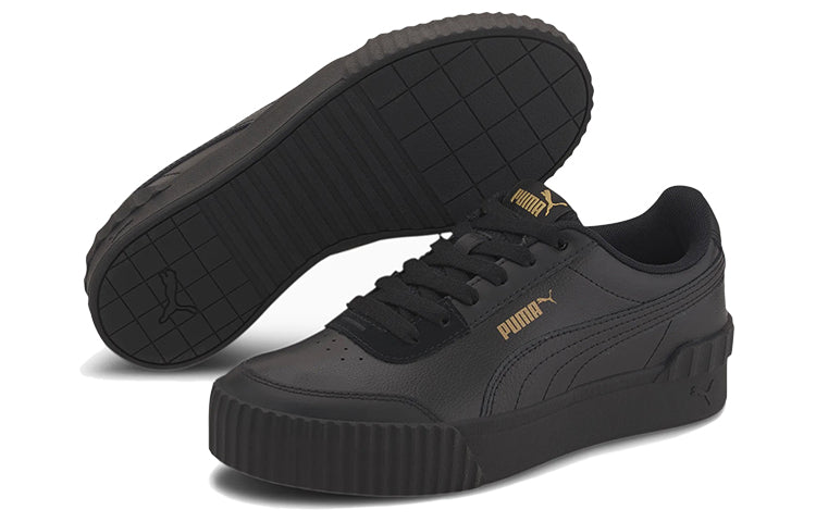 (WMNS) PUMA Carina Lift Black/Gold 373031-01