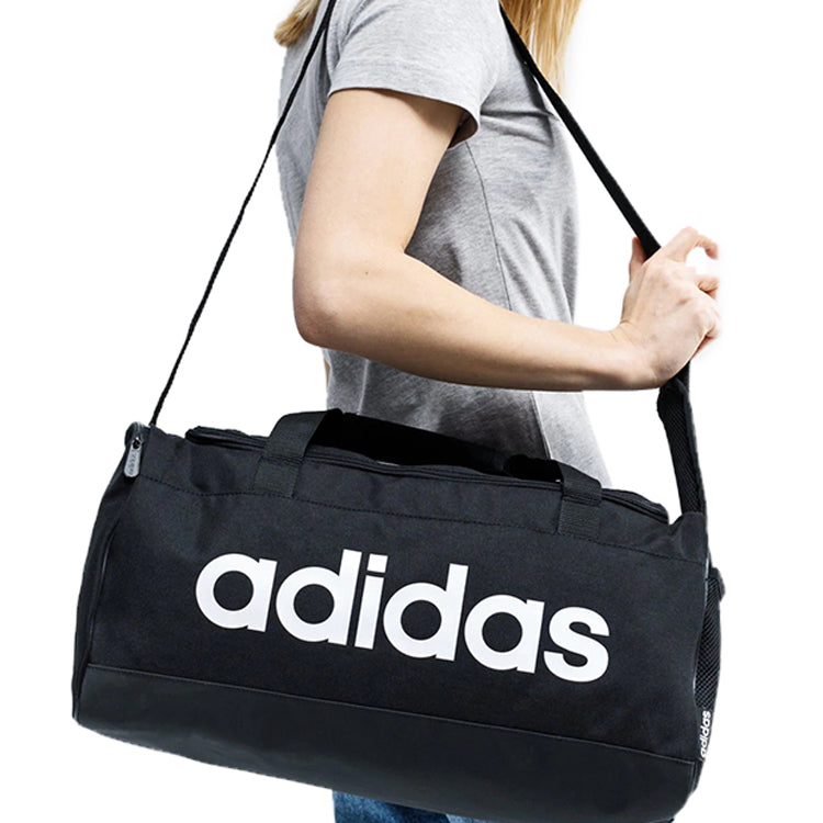adidas Linear Logo Duffle Bag 'Black' FL3693