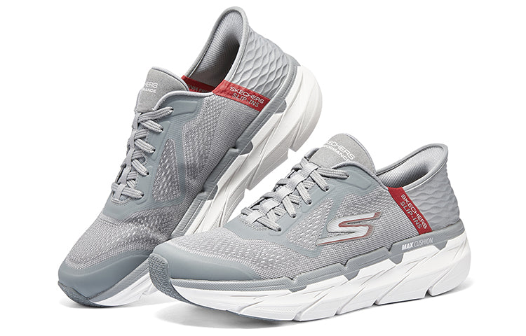 Skechers Go Run Max Cushioning 'Grey Red' 220313-GYRD
