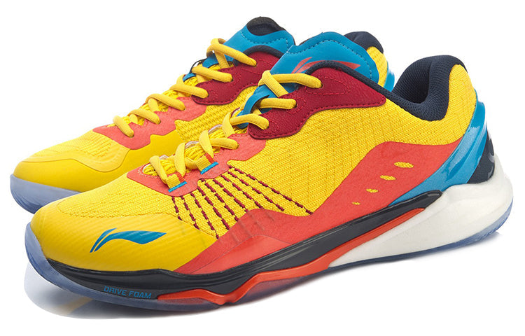 Li-Ning Monkey King Badminton Shoes 'Yellow Red Blue' AYAP013-4