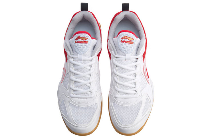Li-Ning Ma Long Signature Table Tennis Shoes 'Red White' APTP001-2