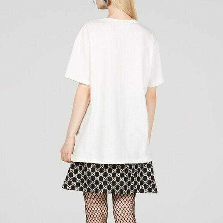Gucci Tape Me Cotton T-Shirt 'White' 717422-XJFM6-9088