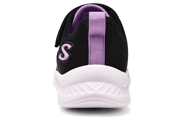 (GS) Skechers Wavy Lites 'Black Purple' 319300L-BKLV