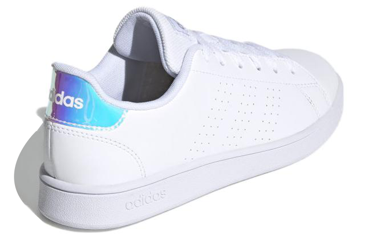 (PS) adidas Advantage Shoes 'Cloud White Silver Metallic' FY4624