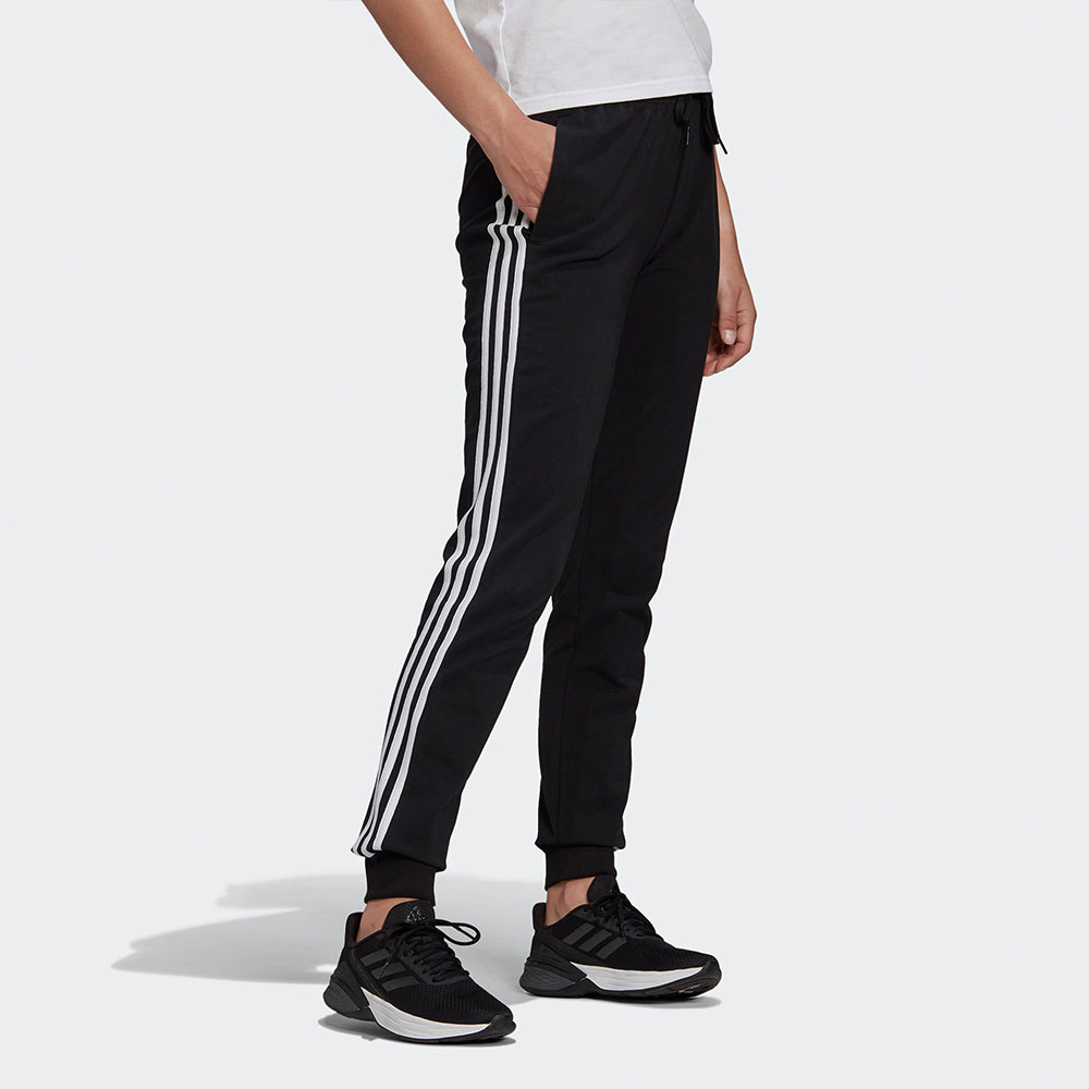 (WMNS) adidas Training Essentials 3-Stripes Pants Asia Sizing 'Black' GM5542