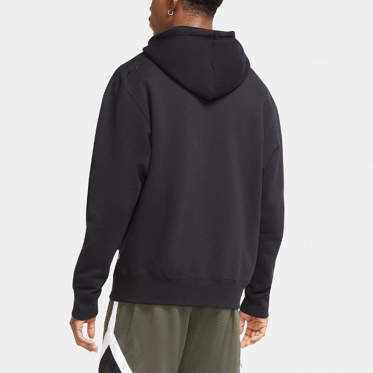 Air Jordan Fleece Pullover hooded Casual Black CV6147-010
