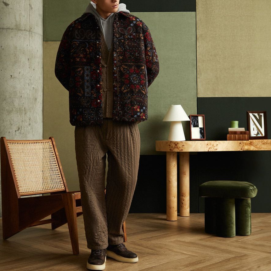 KITH Paisley Sheridan Shirt Jacket 'Kindling' KHM010382-211
