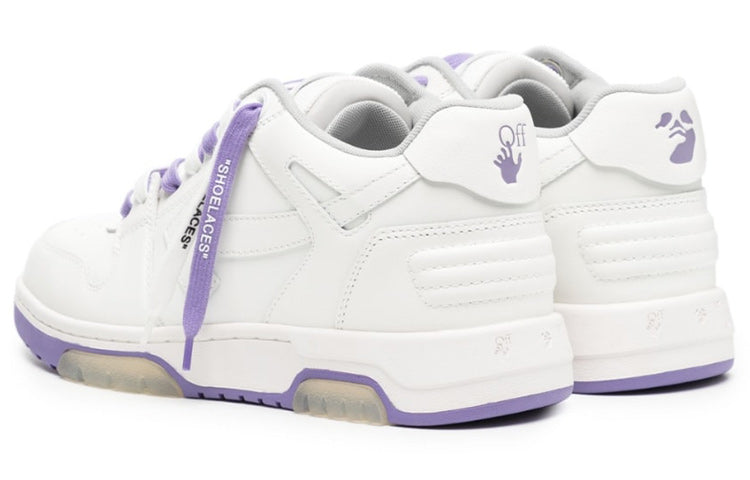 Off-White Out Of Office Low-Top Sneaker 'White Purple' OMIA189S23LEA0040137