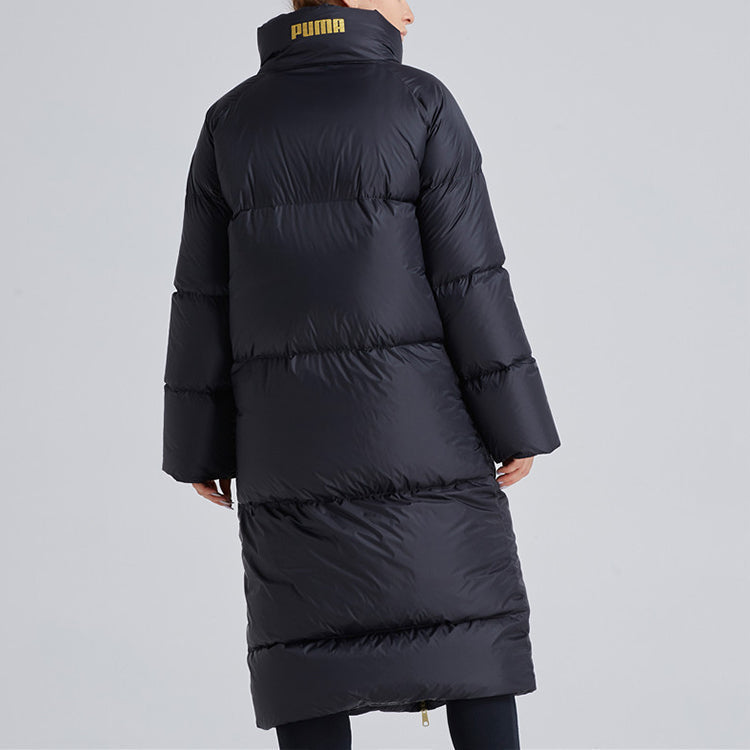 (WMNS) PUMA Longline Down Jacket 'Black' 575018-04