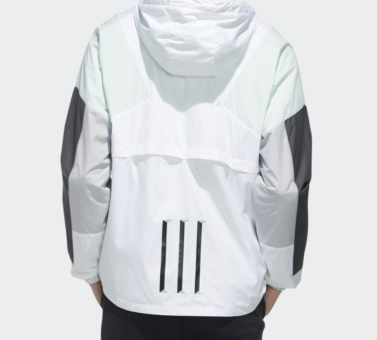 adidas neo M Fav Cb Wb hooded Sports Jacket White GK5878