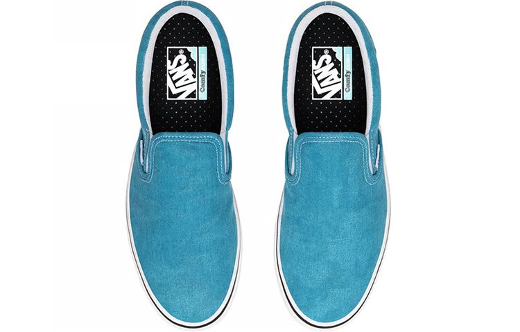 Vans Washed Canvas Comfycush Slip-On Blue VN0A3WMDWXQ