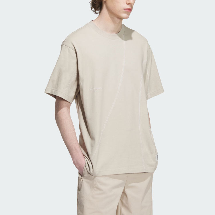 adidas Sportswear Lounge Graphic T-Shirts 'Beige' IP4978