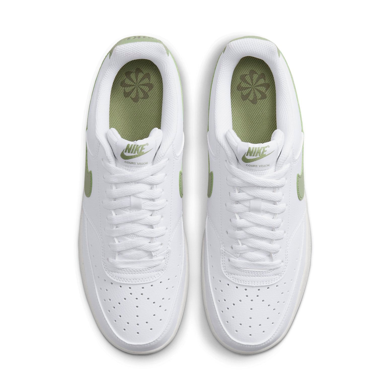 Nike Court Vision Low Next Nature 'White Oil Green' FD0781-100