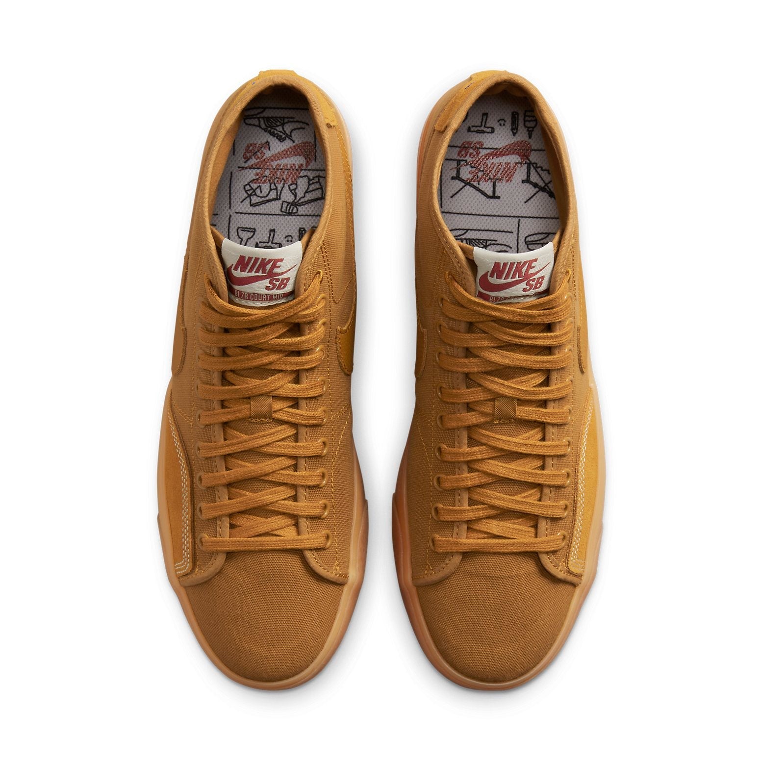 Nike Blazer Court Mid Premium SB 'Desert Ochre Gum' DZ3743-700