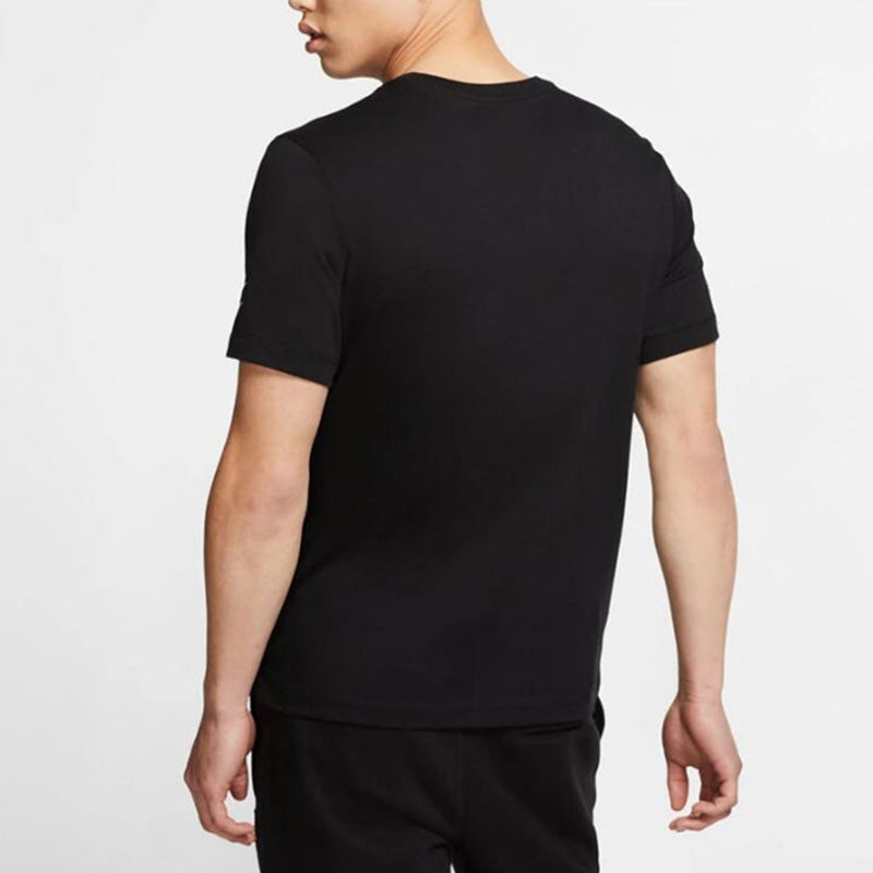 Nike Sportswear Large logo Printing Casual Sports Short Sleeve Black CK2252-010