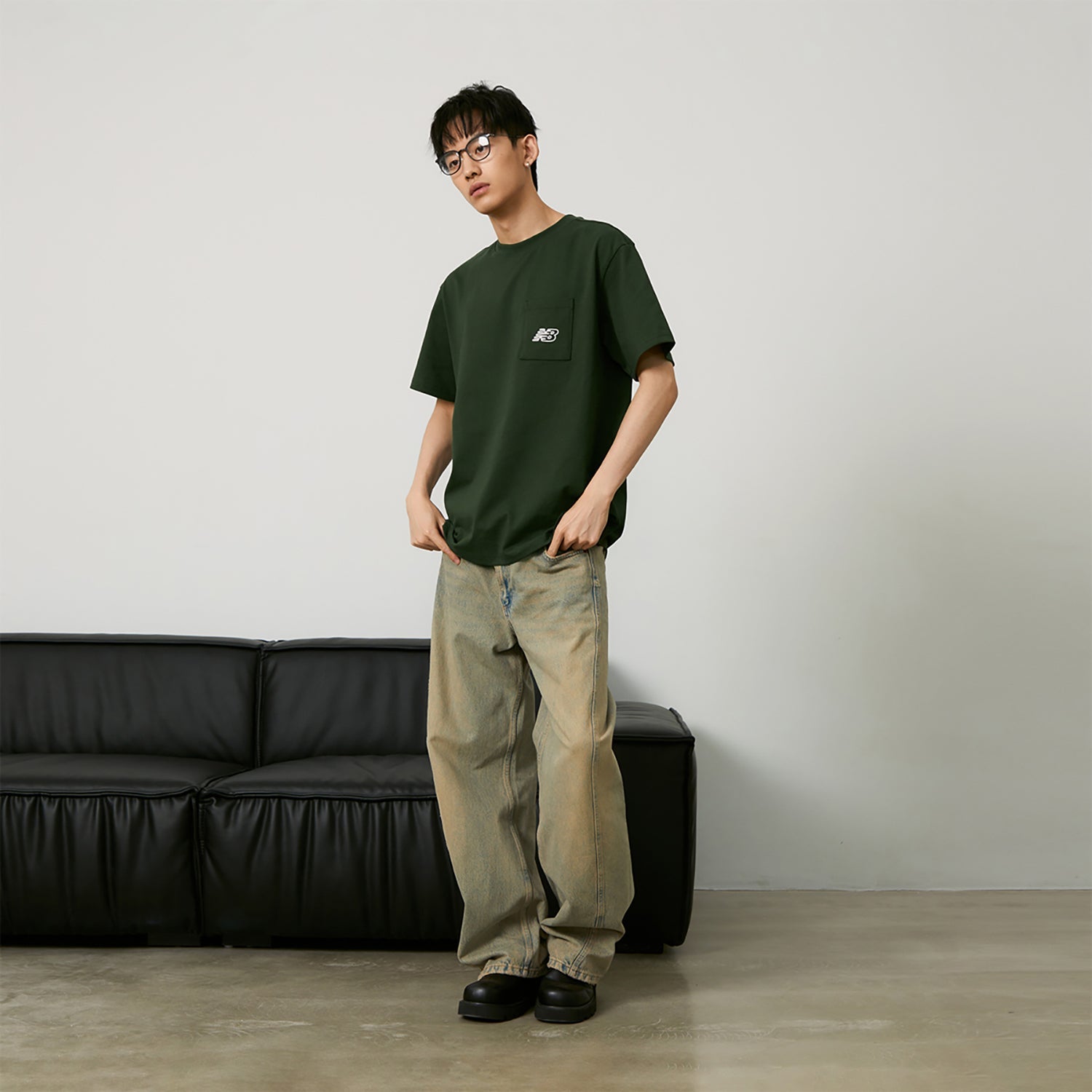 New Balance x Tombonia Graphic T-shirt Lifestyle Asia Sizing 'Green' AMT42336-KOU