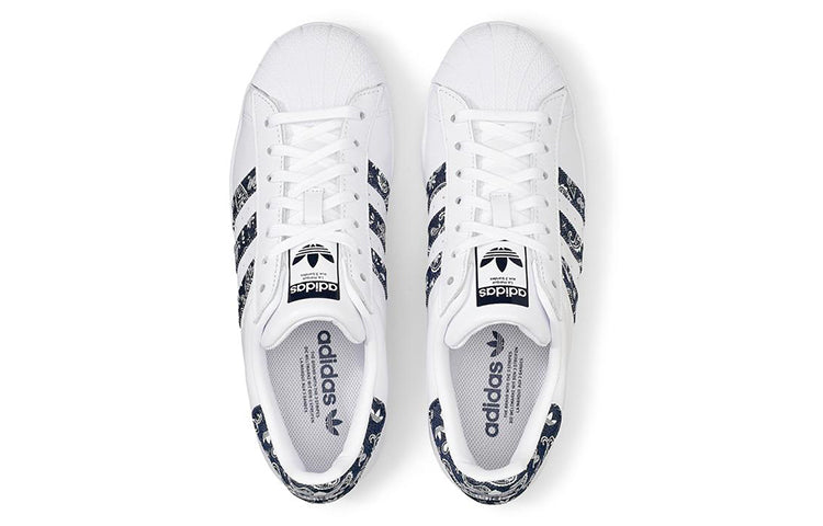 adidas originals Superstar Paisley 'White Blue' HP5508