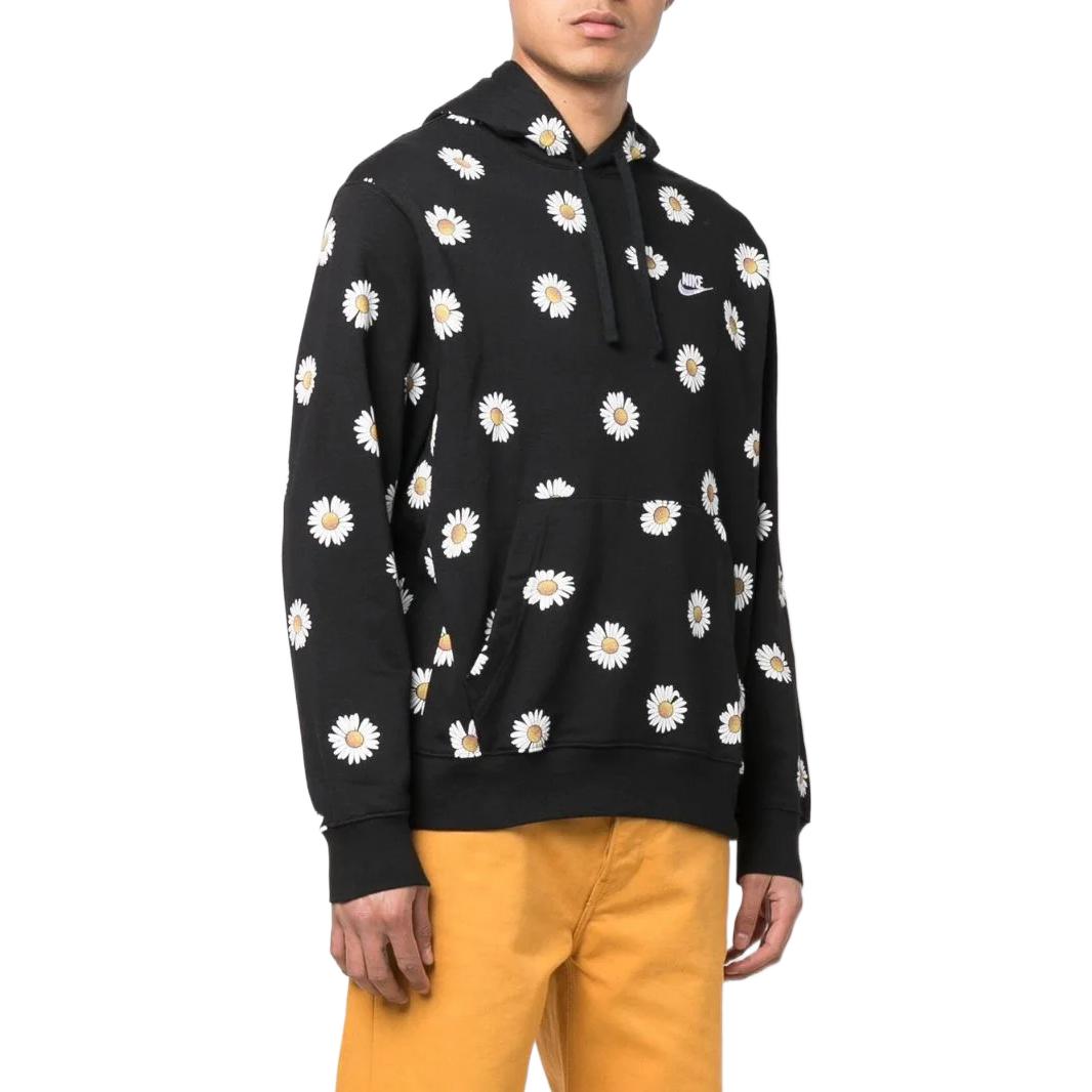 Nike  Daisy Pullover Hooded Long Sleeves Hoodie Men's Black DM6907-010