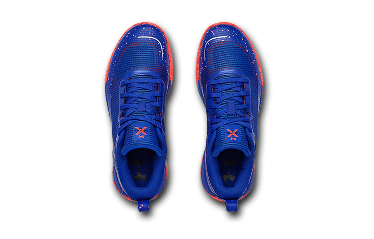 (GS) Under Armour X Level Mainshock Splatter 'Blue Orange' 3022523-400