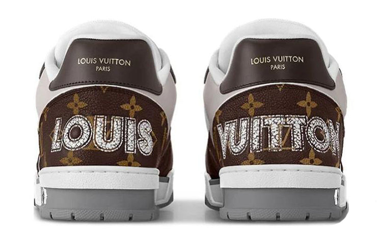 LOUIS VUITTON LV Trainer 'Moka Brown Monogram Flower' 1ACD7K