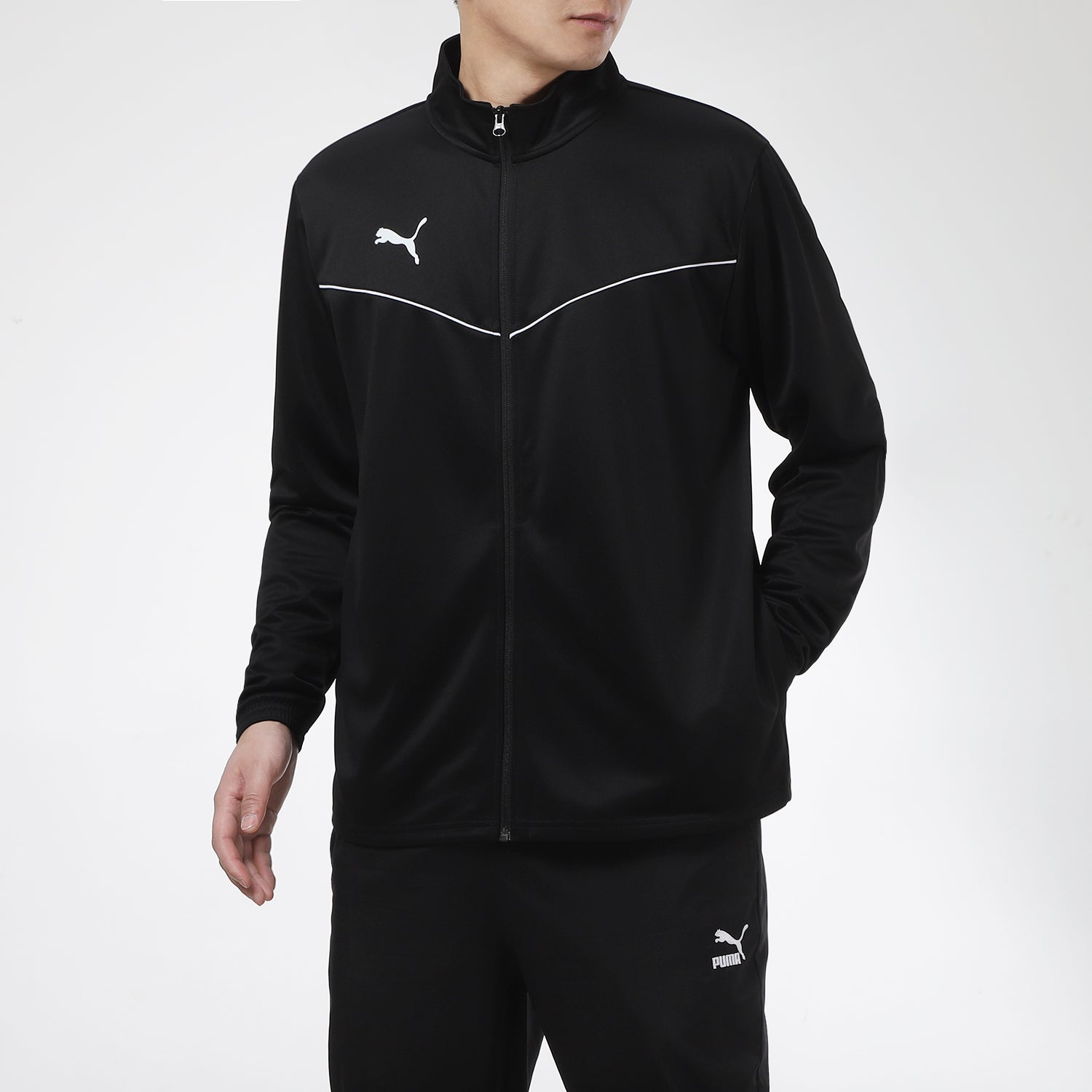 PUMA Team Rise Jacket 'Black' 657392-03