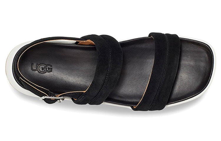 (WMNS) UGG Lynnden Outdoor Casual Open Toe Sports Sandals Black 1111071-BLK
