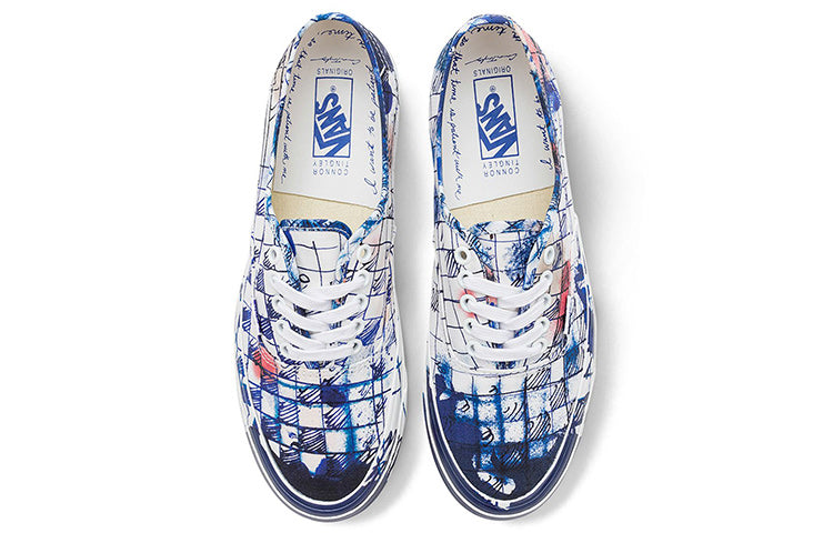 Vans Connor Tingley x OG Authentic LX 'Checkerboard - White Blue' VN0A4BV961P