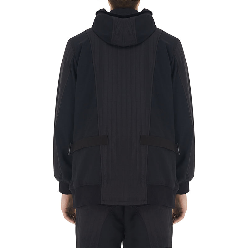 Men's Y-3 Loose Sports Hooded Jacket Black GL4286