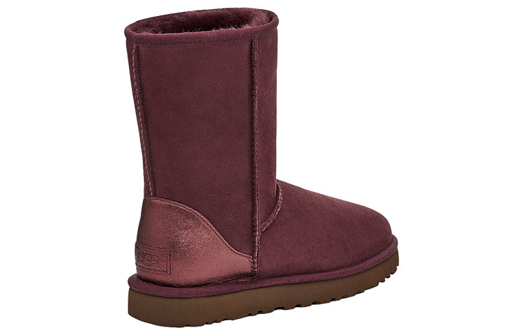 (WMNS) UGG Classic Short II Metallic Purple 1112530-WGRP