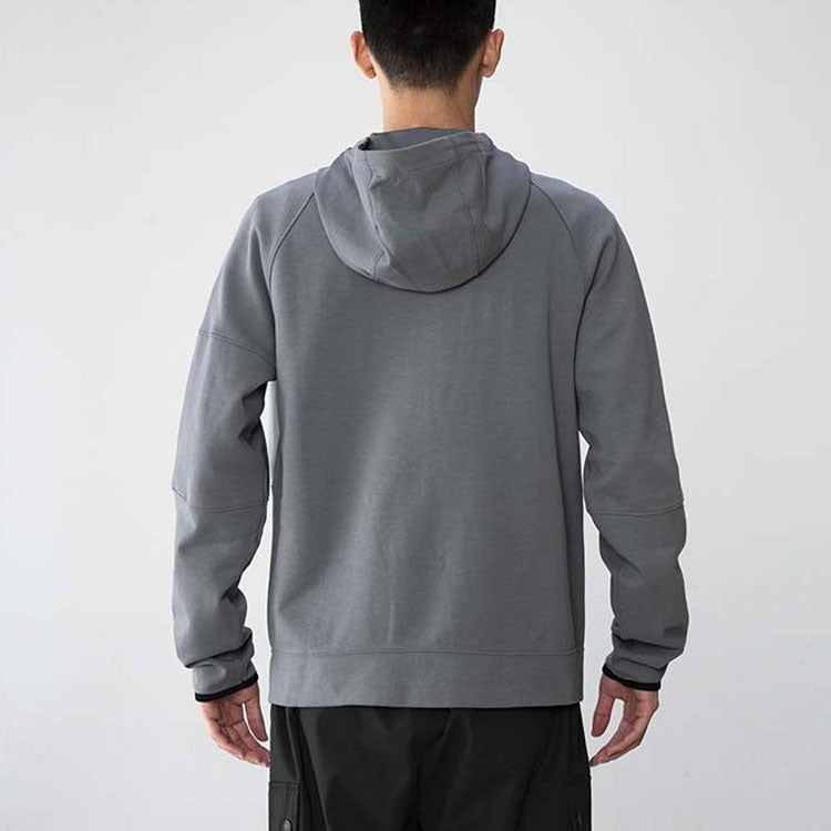 Men's Nike Tech-Pack Zipper Drawstring Hood Casual Jacket Gray DD5285-077